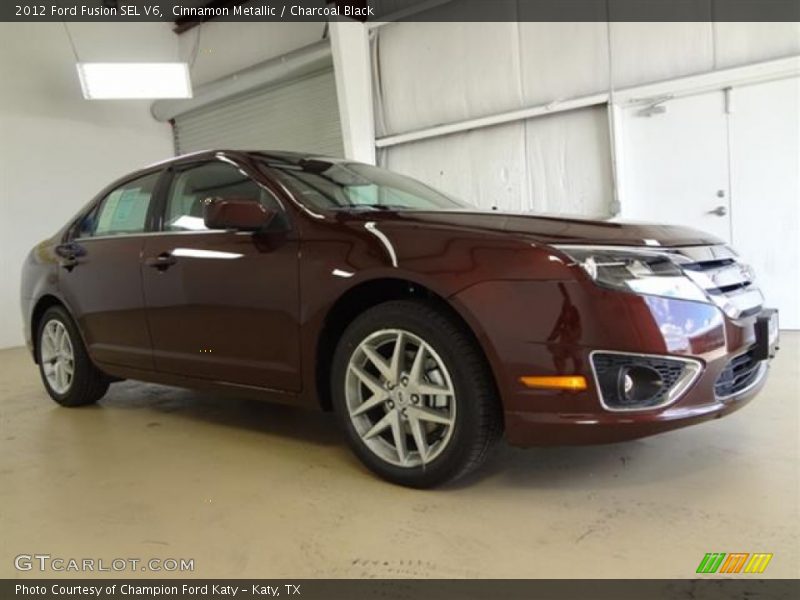 Cinnamon Metallic / Charcoal Black 2012 Ford Fusion SEL V6