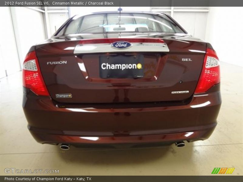 Cinnamon Metallic / Charcoal Black 2012 Ford Fusion SEL V6