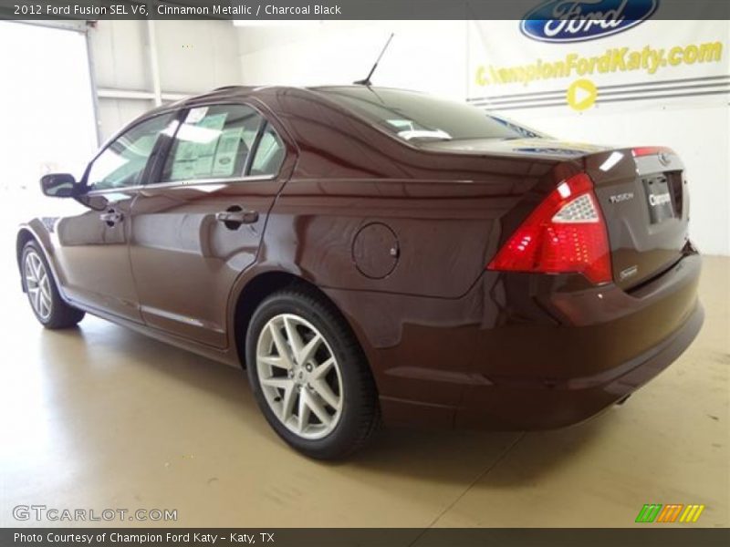 Cinnamon Metallic / Charcoal Black 2012 Ford Fusion SEL V6