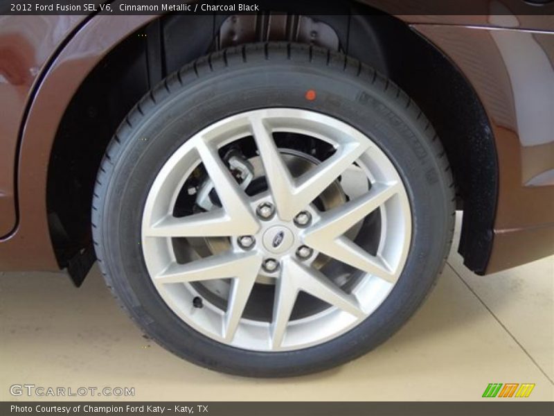 Cinnamon Metallic / Charcoal Black 2012 Ford Fusion SEL V6