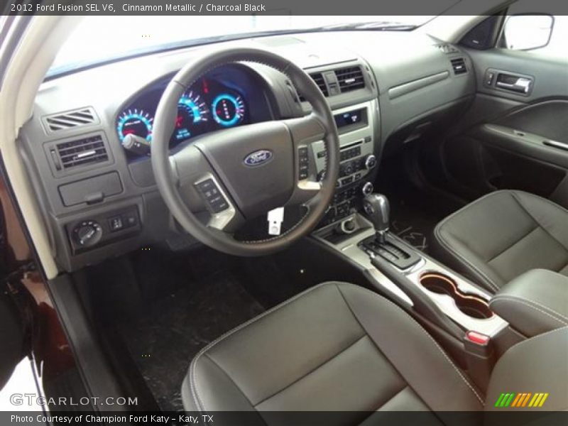 Cinnamon Metallic / Charcoal Black 2012 Ford Fusion SEL V6