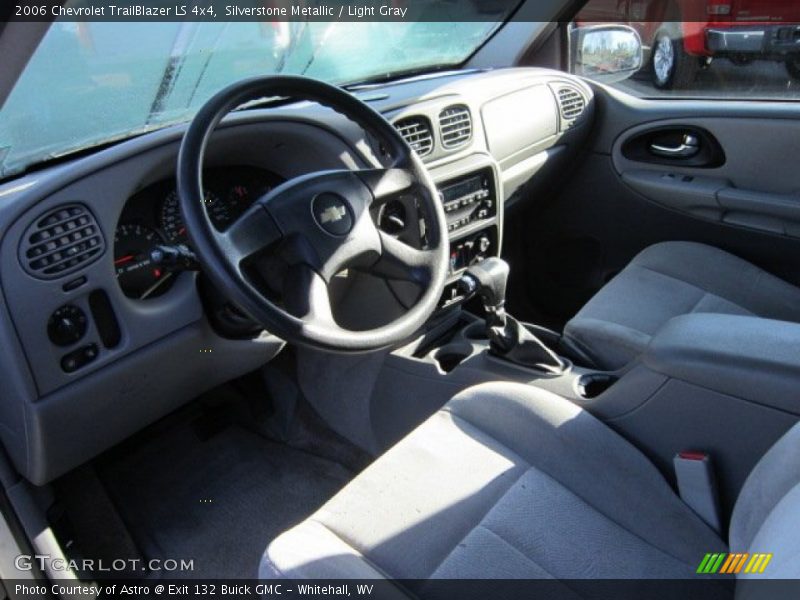 Silverstone Metallic / Light Gray 2006 Chevrolet TrailBlazer LS 4x4