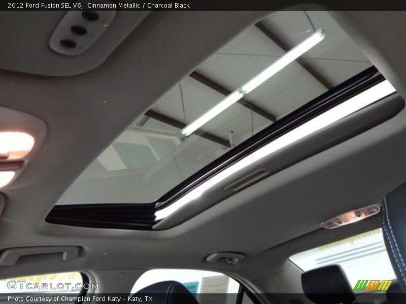 Cinnamon Metallic / Charcoal Black 2012 Ford Fusion SEL V6