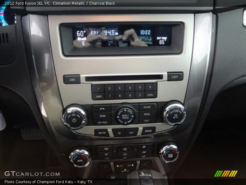Cinnamon Metallic / Charcoal Black 2012 Ford Fusion SEL V6