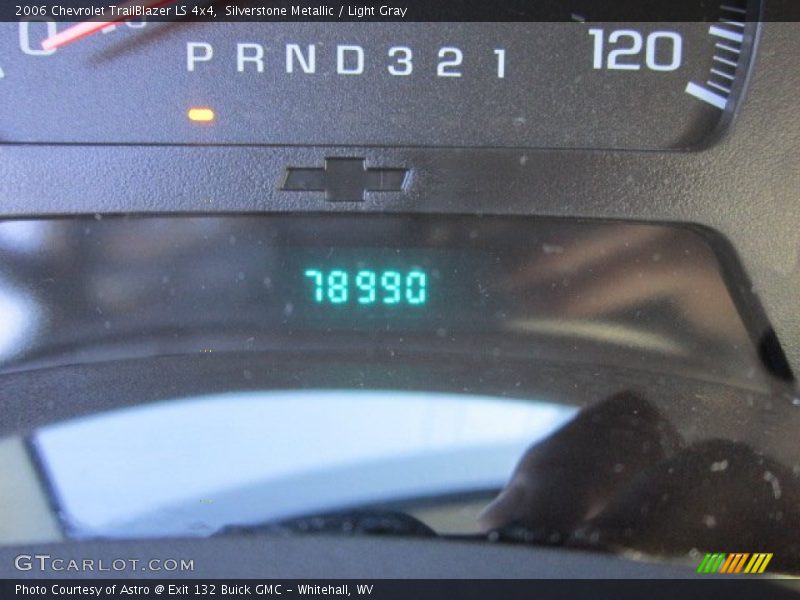 Silverstone Metallic / Light Gray 2006 Chevrolet TrailBlazer LS 4x4