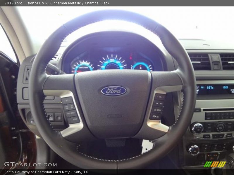 Cinnamon Metallic / Charcoal Black 2012 Ford Fusion SEL V6