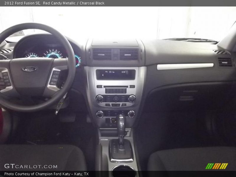 Red Candy Metallic / Charcoal Black 2012 Ford Fusion SE