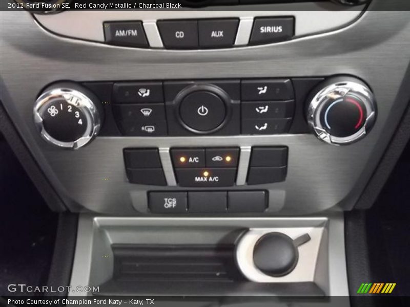 Red Candy Metallic / Charcoal Black 2012 Ford Fusion SE