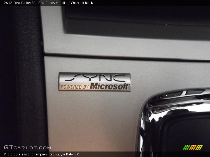 Red Candy Metallic / Charcoal Black 2012 Ford Fusion SE