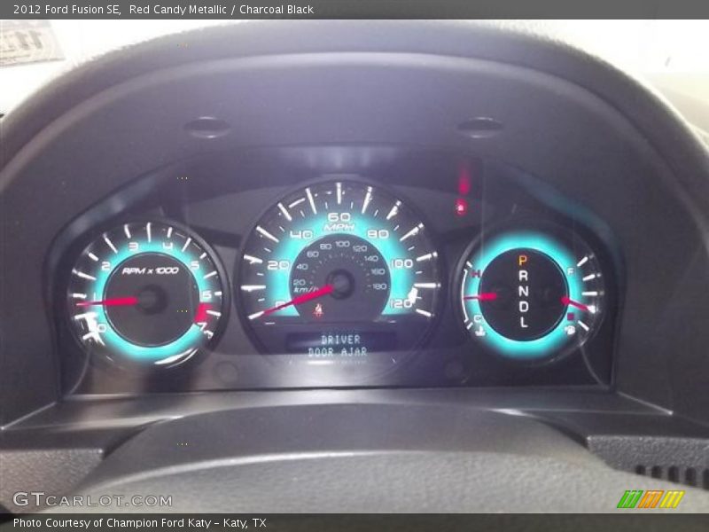 Red Candy Metallic / Charcoal Black 2012 Ford Fusion SE