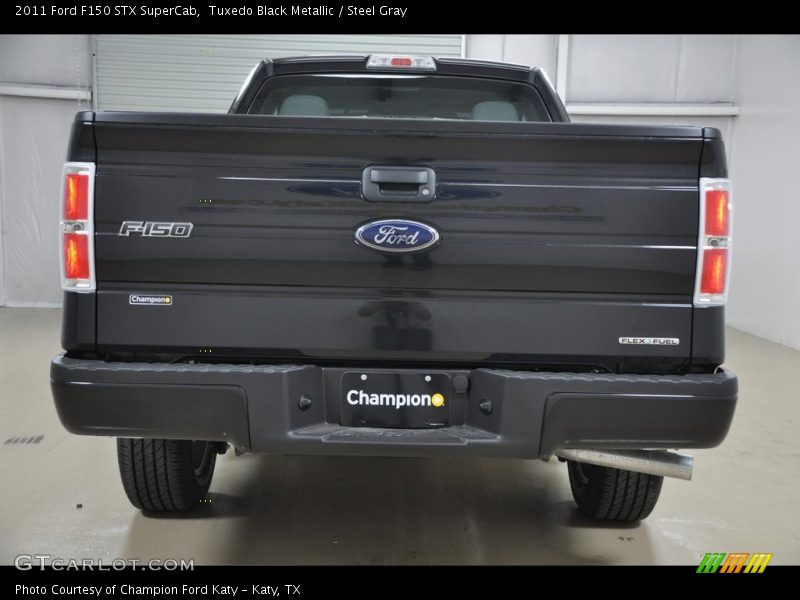 Tuxedo Black Metallic / Steel Gray 2011 Ford F150 STX SuperCab