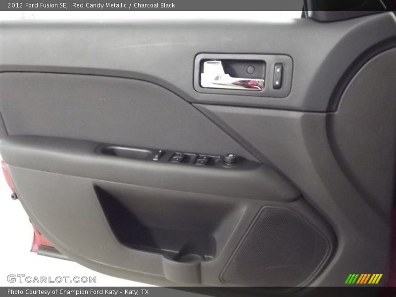 Red Candy Metallic / Charcoal Black 2012 Ford Fusion SE