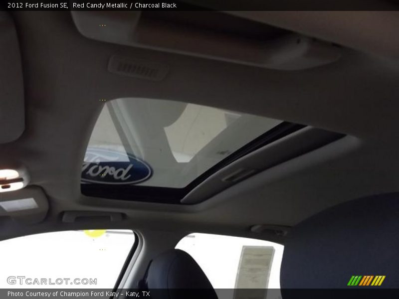 Red Candy Metallic / Charcoal Black 2012 Ford Fusion SE