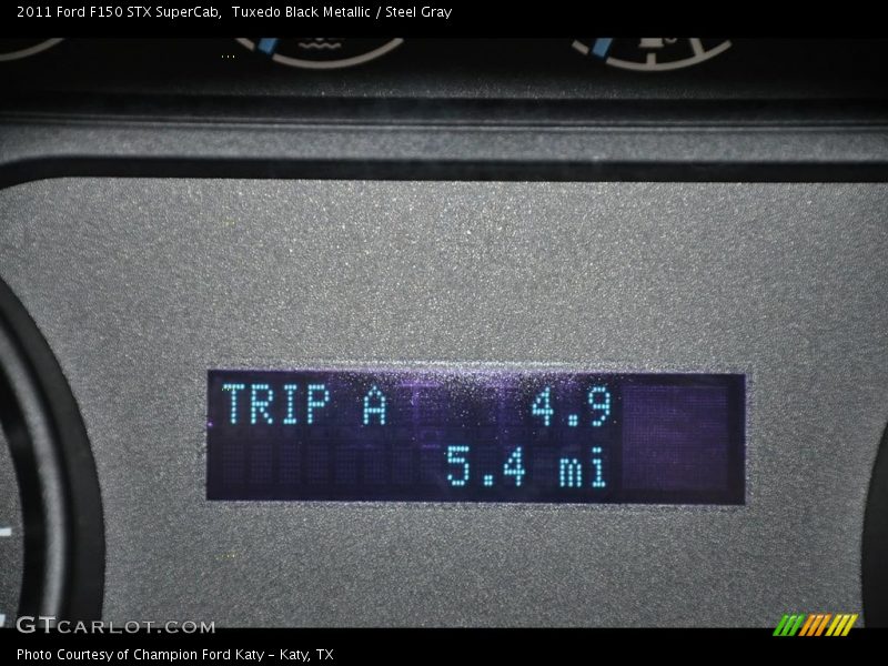 Tuxedo Black Metallic / Steel Gray 2011 Ford F150 STX SuperCab