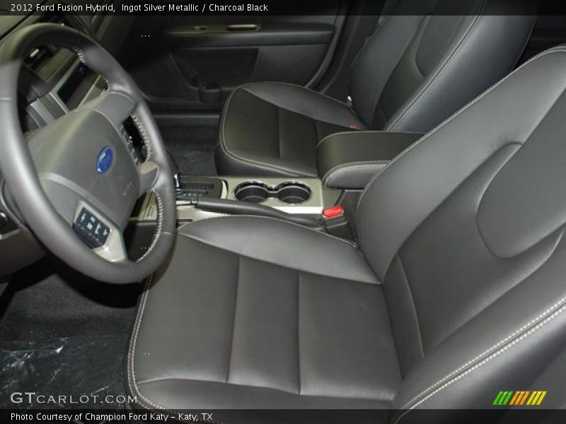 Ingot Silver Metallic / Charcoal Black 2012 Ford Fusion Hybrid