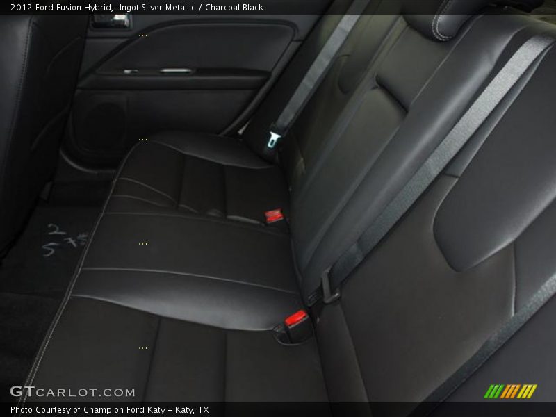 Ingot Silver Metallic / Charcoal Black 2012 Ford Fusion Hybrid