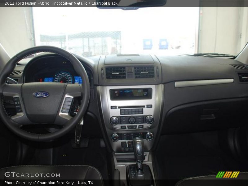 Ingot Silver Metallic / Charcoal Black 2012 Ford Fusion Hybrid