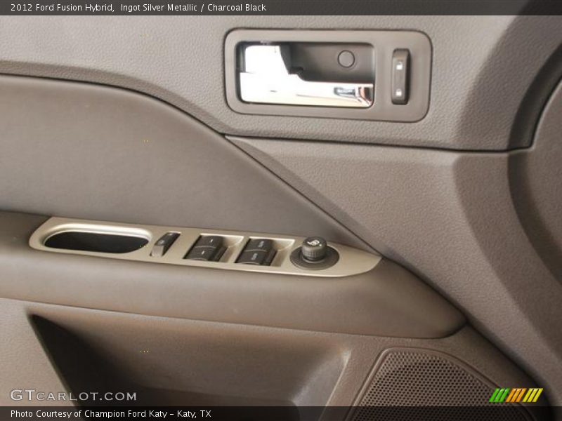 Ingot Silver Metallic / Charcoal Black 2012 Ford Fusion Hybrid