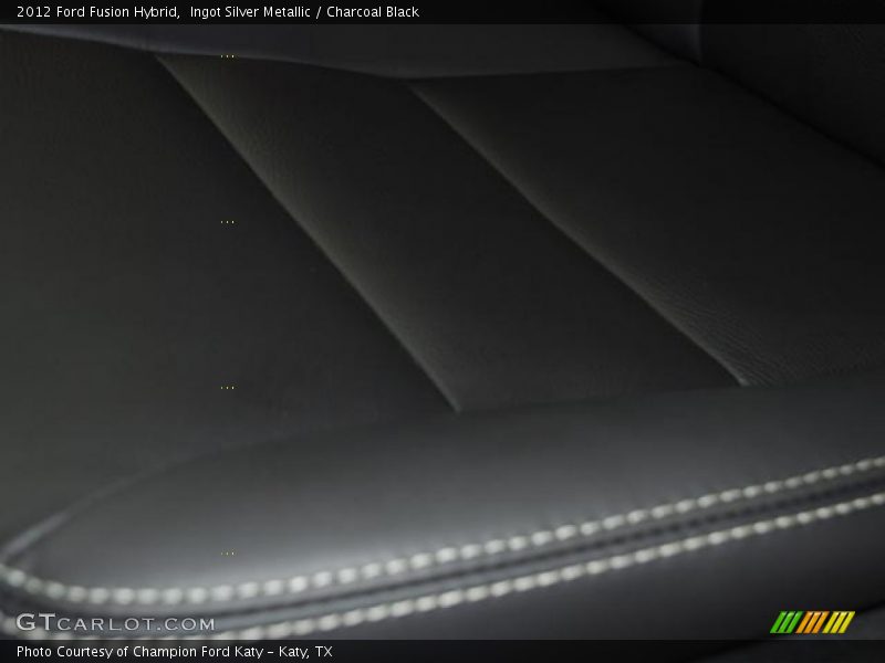 Ingot Silver Metallic / Charcoal Black 2012 Ford Fusion Hybrid