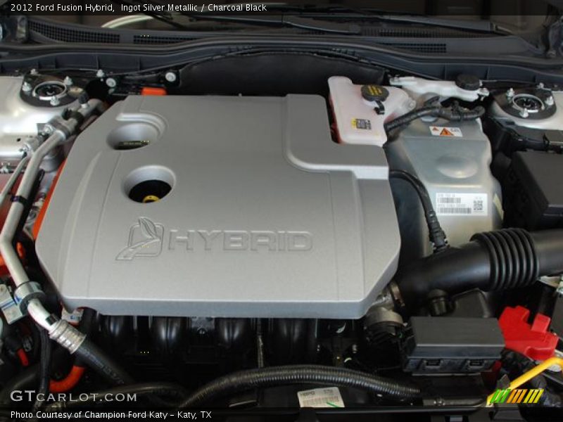 Ingot Silver Metallic / Charcoal Black 2012 Ford Fusion Hybrid