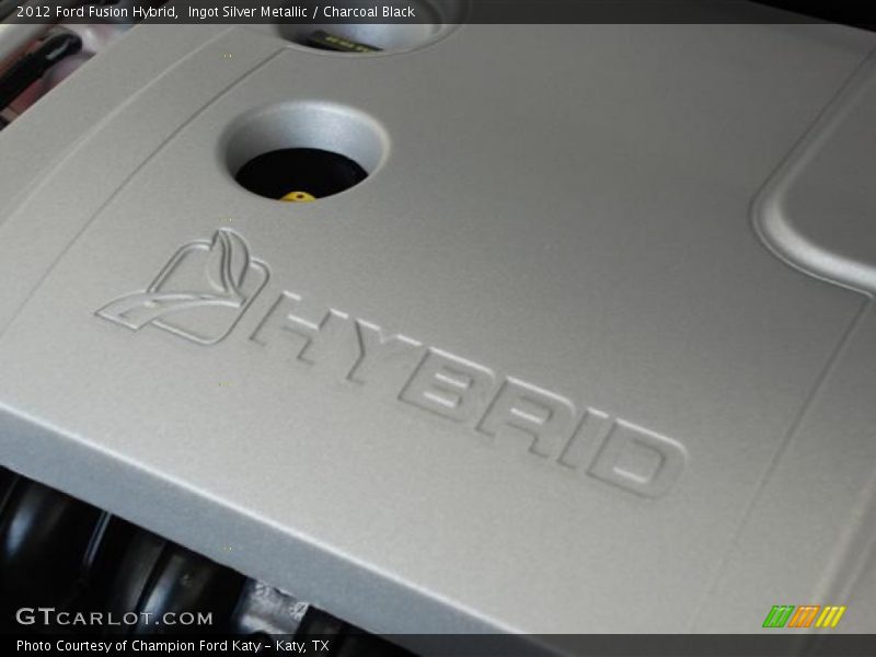 Ingot Silver Metallic / Charcoal Black 2012 Ford Fusion Hybrid