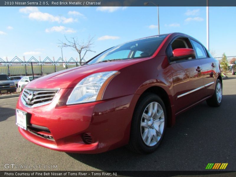 Red Brick Metallic / Charcoal 2010 Nissan Sentra 2.0 S