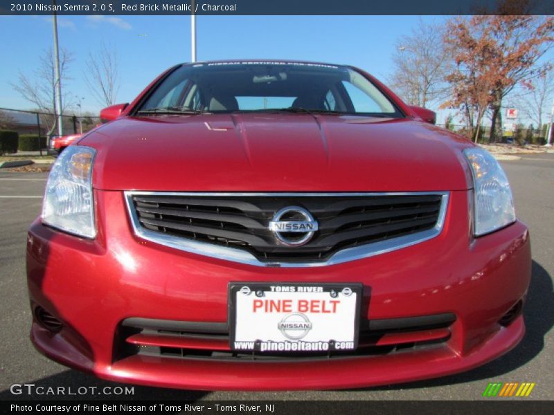 Red Brick Metallic / Charcoal 2010 Nissan Sentra 2.0 S