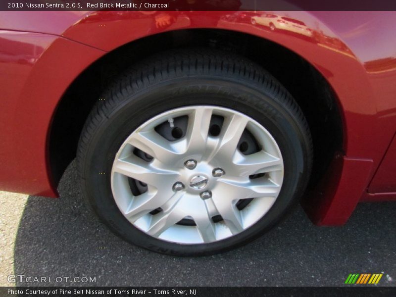 Red Brick Metallic / Charcoal 2010 Nissan Sentra 2.0 S