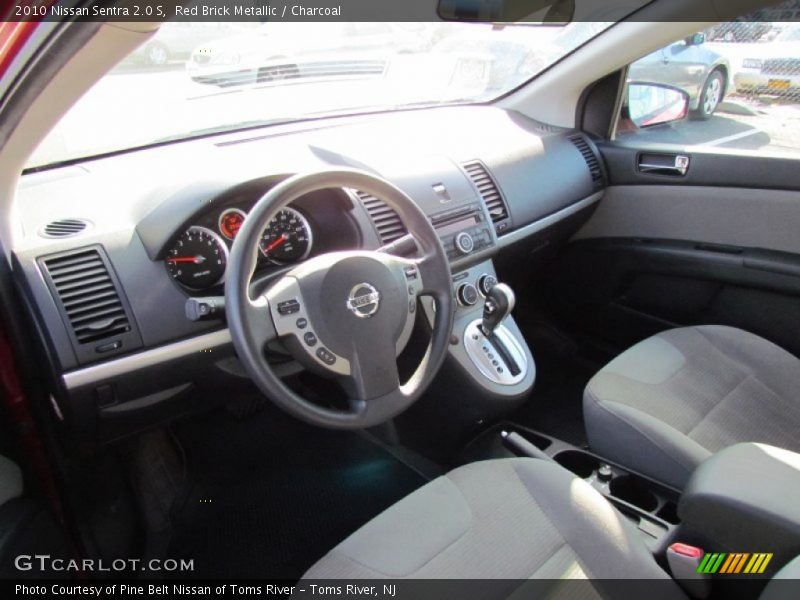 Red Brick Metallic / Charcoal 2010 Nissan Sentra 2.0 S