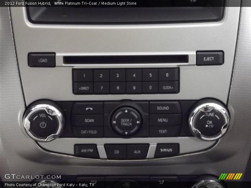 Controls of 2012 Fusion Hybrid