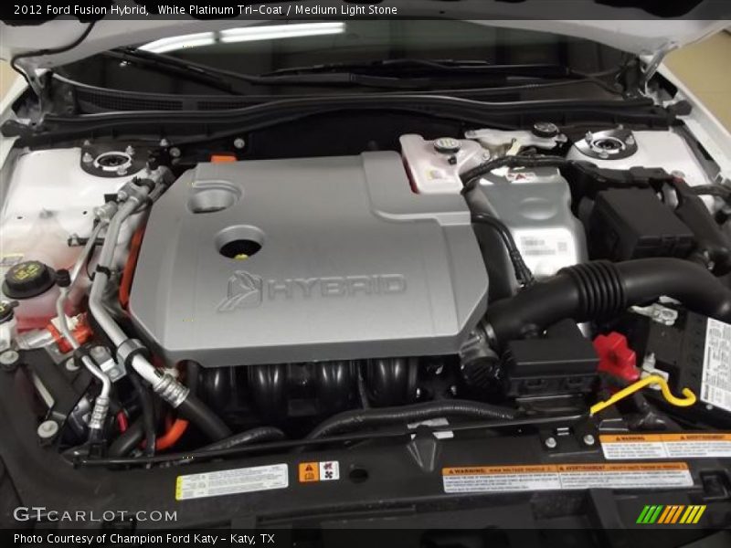 2012 Fusion Hybrid Engine - 2.5 Liter Atkinson Cycle DOHC 16-Valve VVT Duratec 4 Cylinder Gasoline/Electric Hybrid