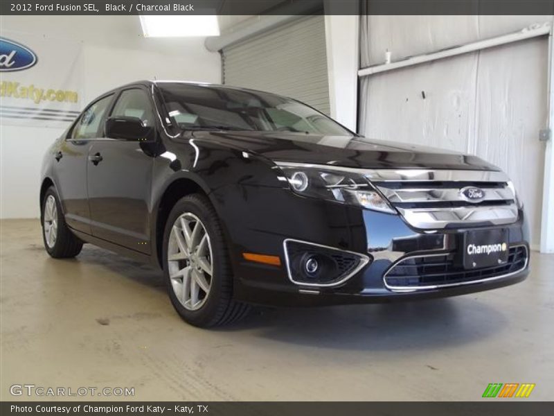 Black / Charcoal Black 2012 Ford Fusion SEL