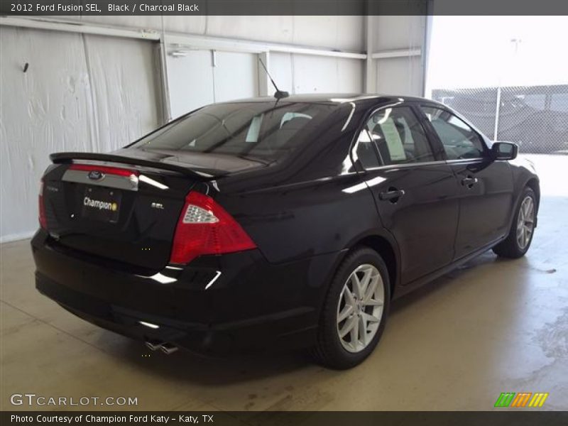 Black / Charcoal Black 2012 Ford Fusion SEL