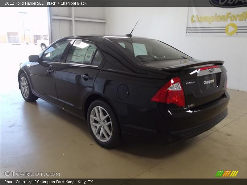Black / Charcoal Black 2012 Ford Fusion SEL