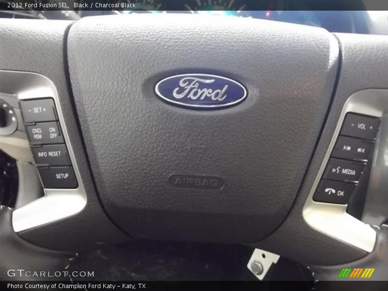 Black / Charcoal Black 2012 Ford Fusion SEL