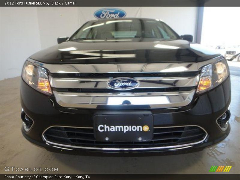 Black / Camel 2012 Ford Fusion SEL V6
