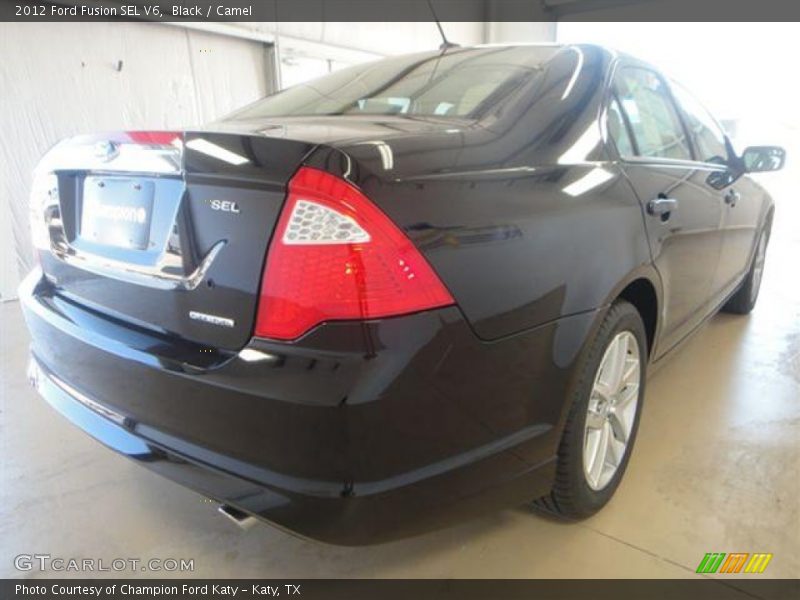 Black / Camel 2012 Ford Fusion SEL V6