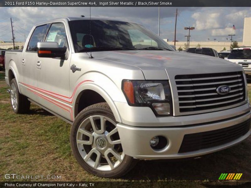 Ingot Silver Metallic / Black/Silver Smoke 2011 Ford F150 Harley-Davidson SuperCrew 4x4