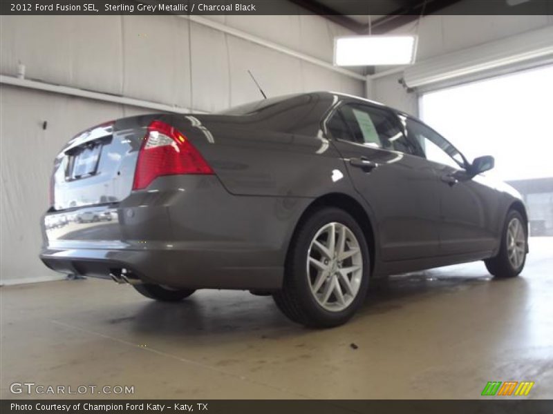 Sterling Grey Metallic / Charcoal Black 2012 Ford Fusion SEL