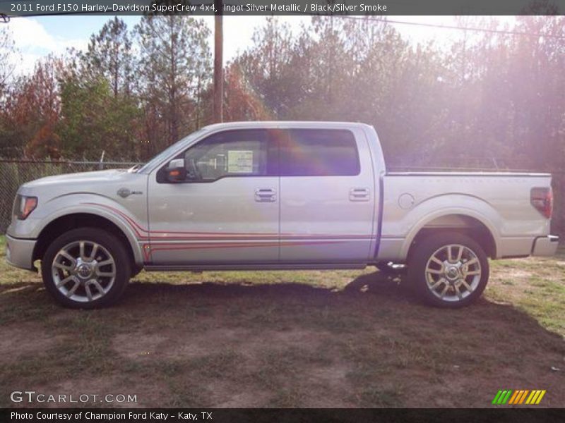 Ingot Silver Metallic / Black/Silver Smoke 2011 Ford F150 Harley-Davidson SuperCrew 4x4