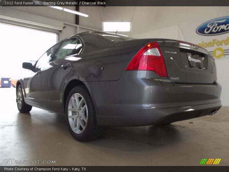 Sterling Grey Metallic / Charcoal Black 2012 Ford Fusion SEL