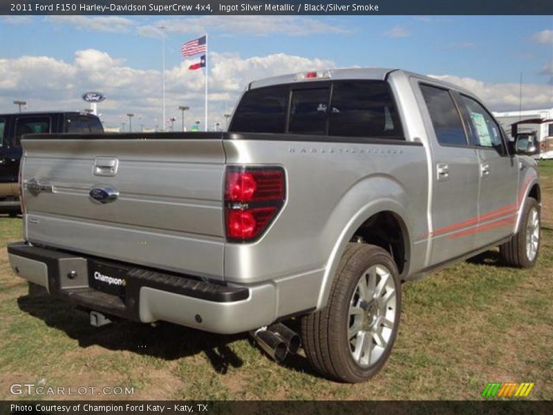 Ingot Silver Metallic / Black/Silver Smoke 2011 Ford F150 Harley-Davidson SuperCrew 4x4