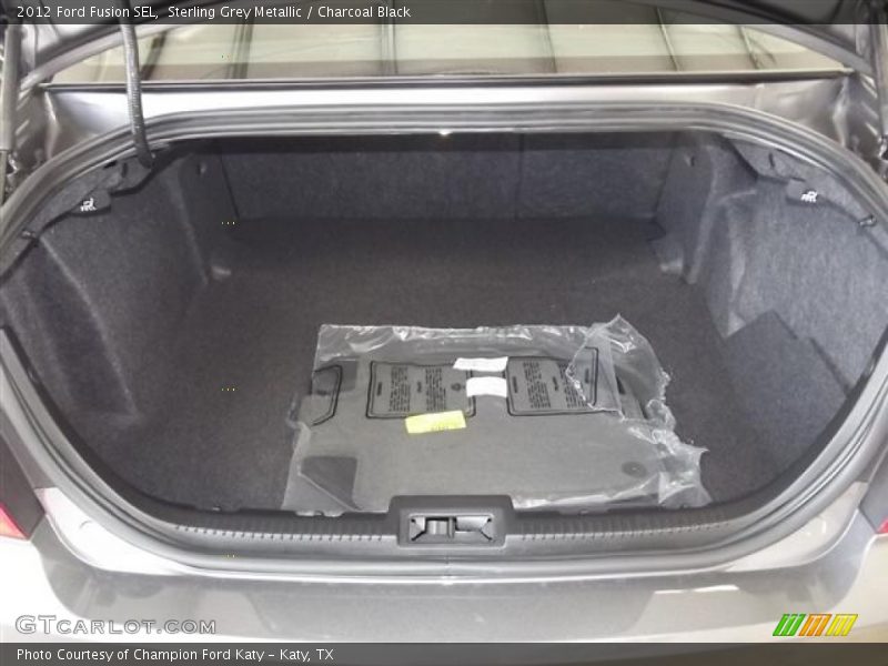 Sterling Grey Metallic / Charcoal Black 2012 Ford Fusion SEL