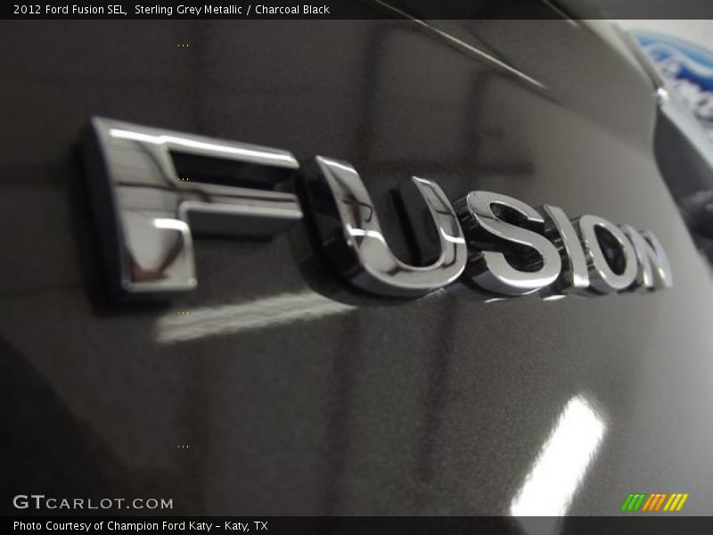 Sterling Grey Metallic / Charcoal Black 2012 Ford Fusion SEL