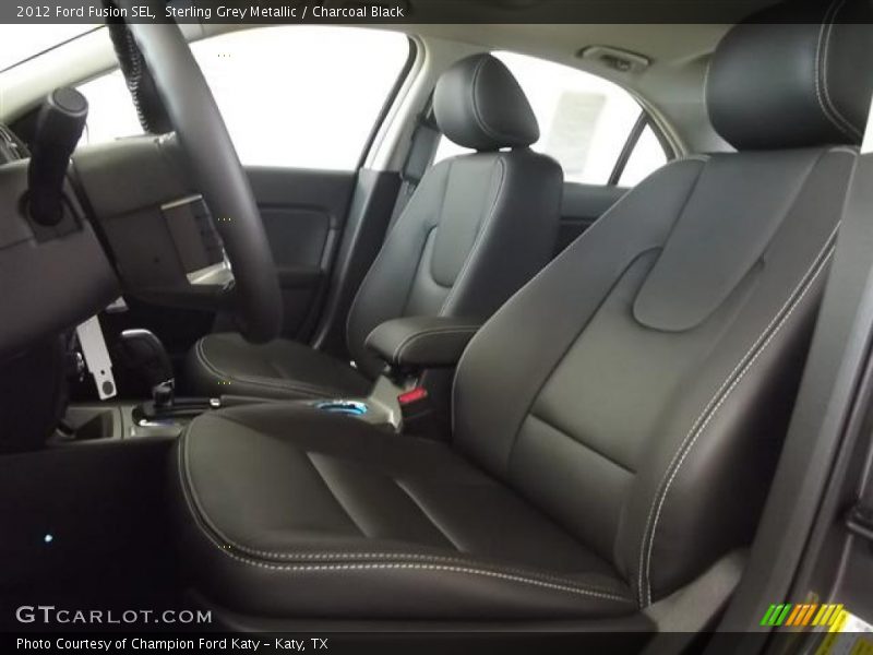 Sterling Grey Metallic / Charcoal Black 2012 Ford Fusion SEL
