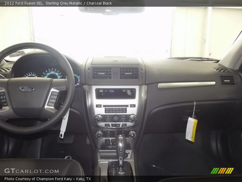 Sterling Grey Metallic / Charcoal Black 2012 Ford Fusion SEL