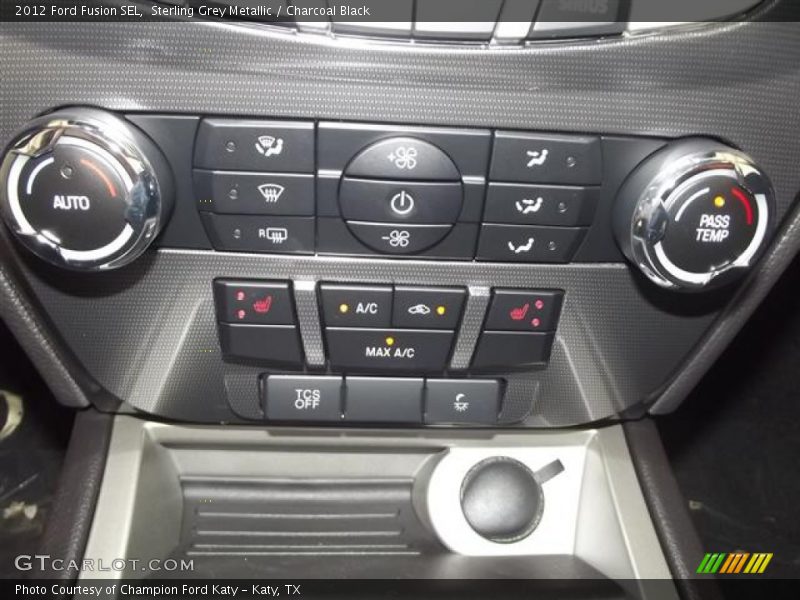 Sterling Grey Metallic / Charcoal Black 2012 Ford Fusion SEL