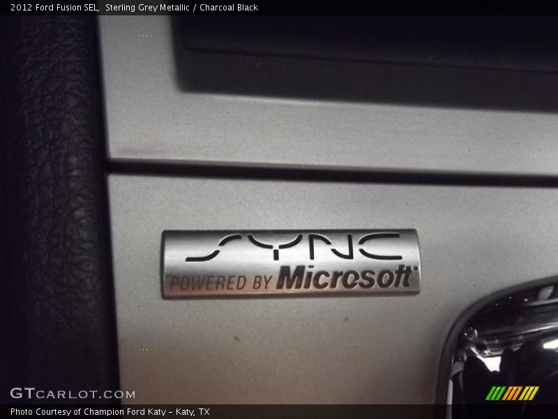Sterling Grey Metallic / Charcoal Black 2012 Ford Fusion SEL