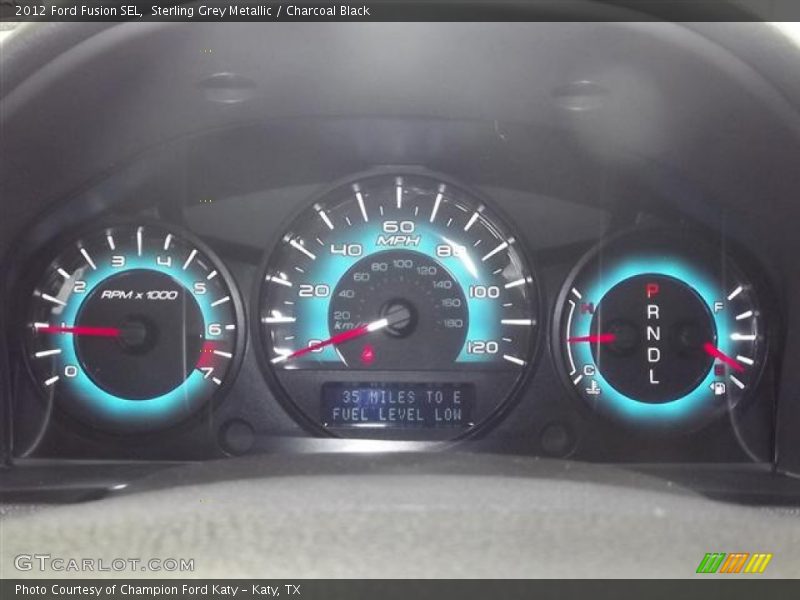 Sterling Grey Metallic / Charcoal Black 2012 Ford Fusion SEL