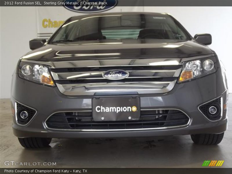 Sterling Grey Metallic / Charcoal Black 2012 Ford Fusion SEL
